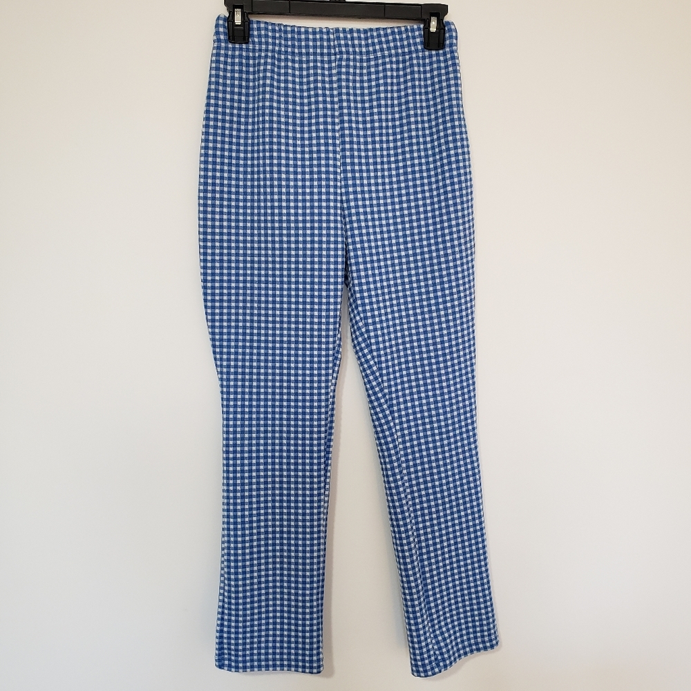 Urban Outfitters Casey Kick Flare Gingham Pants